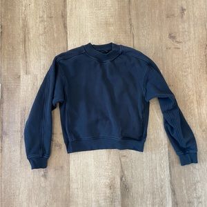 Lululemon cropped cotton crew neck